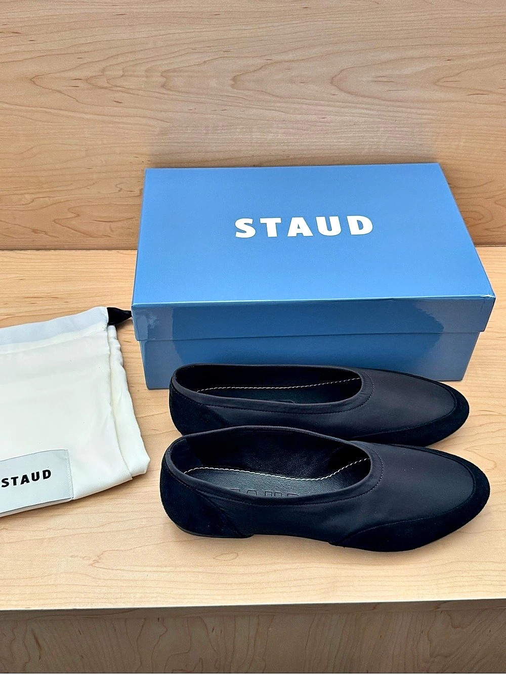 Brand new STAUD Alba Sport ballet flats in Black : Size 39